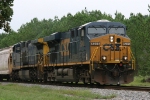 CSX 5245 leads train F728 to the yard